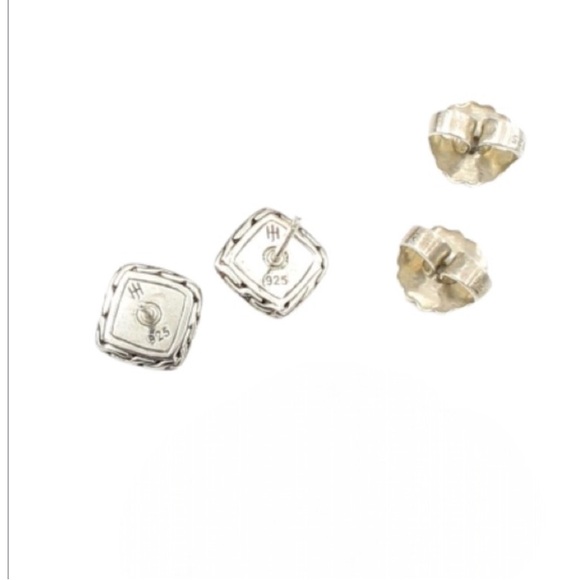 John Hardy sterling silver stud earrings - Picture 2 of 2